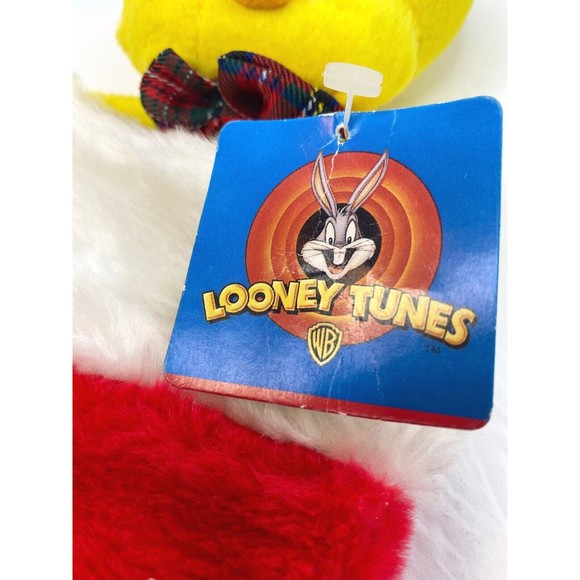 NWT Warner Brothers Looney Tunes Plush Tweety Bird Christmas Stocking Cartoon 97 - Picture 8 of 15